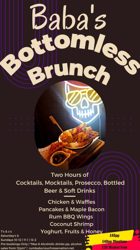 Bottomless Brunch Poster