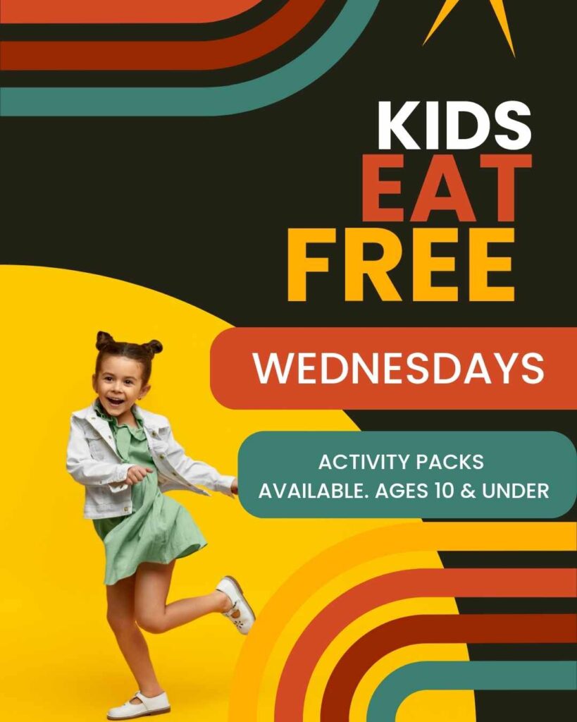 Kids Eat Free Poster